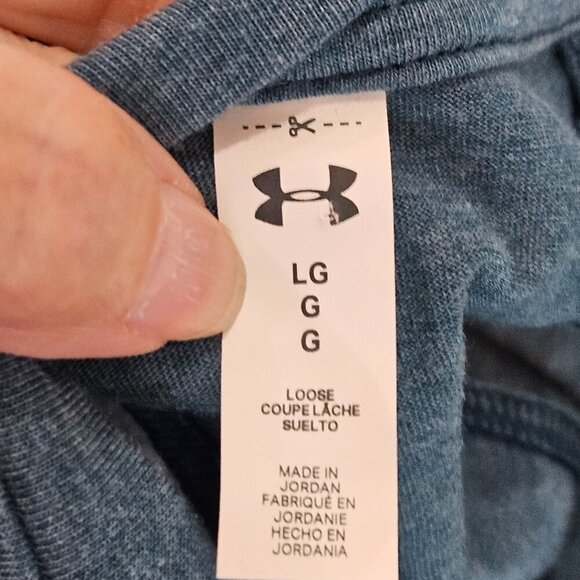 NEW Under Armour Top Large UA Open Back Long Sleeve Thunder Blue 1325873-489 NWT - Picture 9 of 13